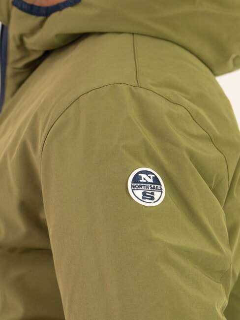 SOFTSHELL blouson aviateur &agrave; capuche vert lierre - Vestes pour hommes