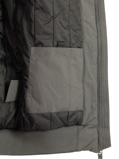 BOMBER blouson aviateur à fermeture éclair intégrale asphalte - Vestes pour hommes