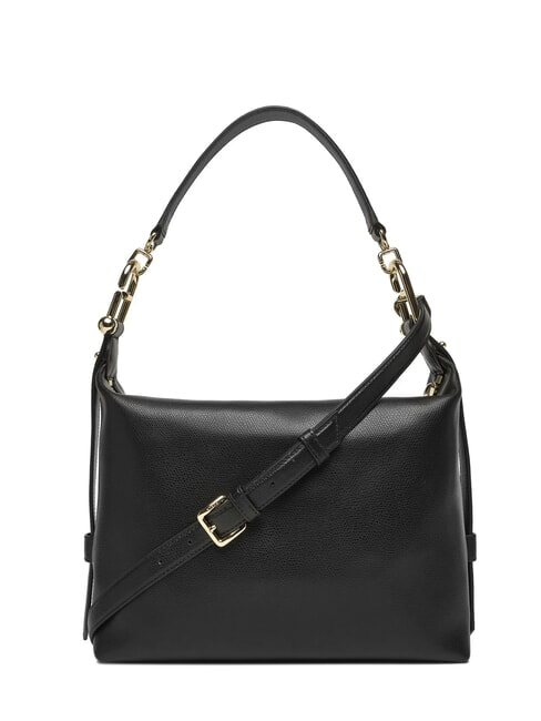 TONIE Sac bandoulière en cuir avec bandoulière Noir - Sacs pour Femme
