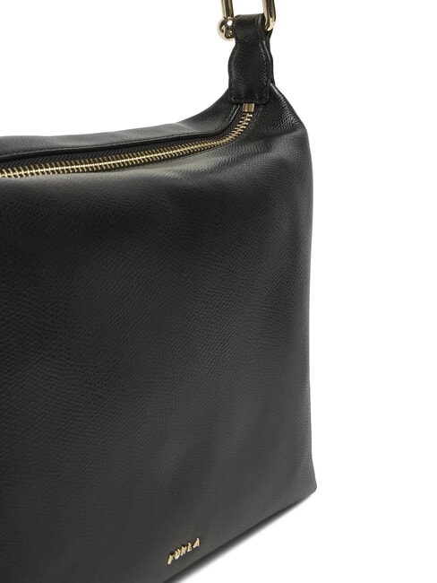 TONIE Sac bandoulière en cuir avec bandoulière Noir - Sacs pour Femme