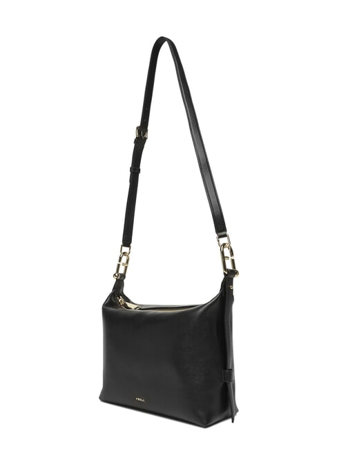 TONIE Sac bandoulière en cuir avec bandoulière Noir - Sacs pour Femme
