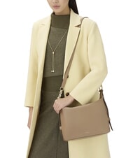 FURLA TONIE Sac bandoulière en cuir avec bandoulière caramel au beurre - Sacs pour Femme - 5