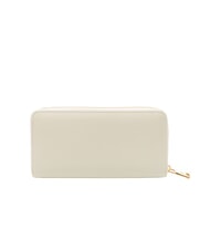BRACCIALINI BASIC Portefeuille en cuir zipp&eacute; blanc - Portefeuilles Femme - 3