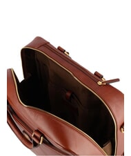 THE BRIDGE STORY Trolley en cuir pour ordinateur portable 13 pouces MARRON - Pilot case et Sacs ordinateur à roulettes - 5