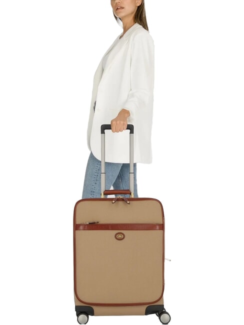 STORY chariot à bagages à main naturel / brun abb. or - Valises cabine