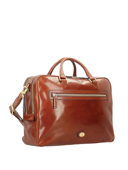 STORY UOMO Étui en cuir pour ordinateur portable 15 pouces MARRON - Porte Documents Travail