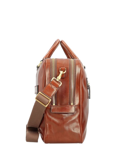 STORY UOMO Étui en cuir pour ordinateur portable 15 pouces MARRON - Porte Documents Travail