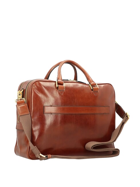 STORY UOMO Étui en cuir pour ordinateur portable 15 pouces MARRON - Porte Documents Travail
