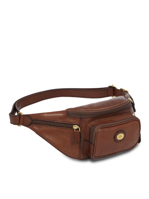 STORY UOMO Sac banane en cuir MARRON - Sacs banane