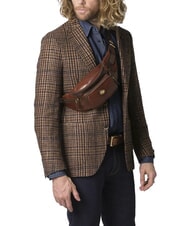 THE BRIDGE STORY UOMO Sac banane en cuir MARRON - Sacs banane - 4