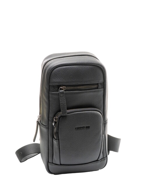 MADDOX sac en cuir noir - Sacs en Bandoulières pour Homme