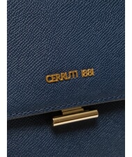 CERRUTI MARIANNE Sac à dos en cuir bleu - Sacs pour Femme - 3