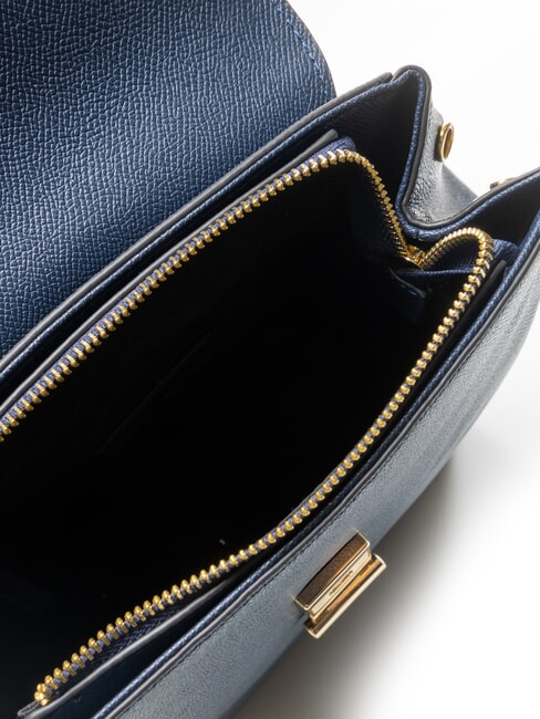 MARIANNE Sac à dos en cuir bleu - Sacs pour Femme