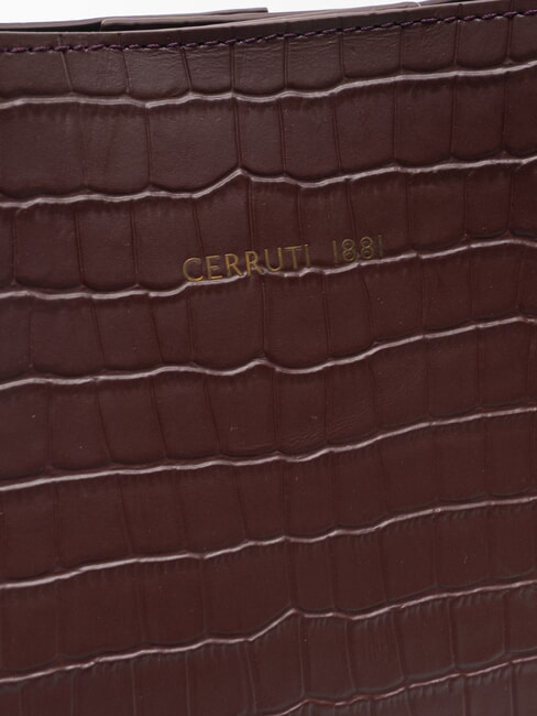 ISABELLE Sac bandoulière en cuir Bourgogne - Sacs pour Femme