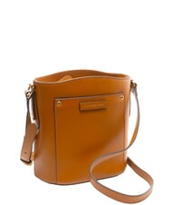 THE BRIDGE CECILIA Bandoulière en cuir Cognac / or - Sacs pour Femme - 2