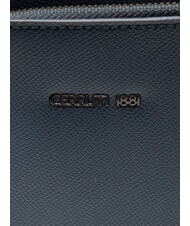 CERRUTI JAKE Sac plat en cuir bleu - Sacs en Bandoulières pour Homme - 3