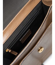 THE BRIDGE ELBA Sac bandoulière en cuir huître ab. or - Sacs pour Femme - 5