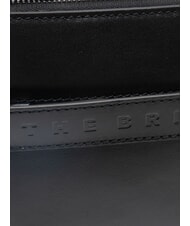 THE BRIDGE GIACOMO pochette en cuir ruth&eacute;nium noir / noir mat - Sacs pour Femme - 3
