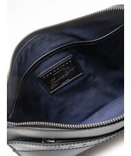 THE BRIDGE GIACOMO pochette en cuir ruth&eacute;nium noir / noir mat - Sacs pour Femme - 5