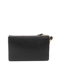 CERRUTI CERRUTIS Pochette avec bandoulière, en cuir noir - Sacs pour Femme - 4