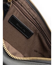 CERRUTI CERRUTIS Pochette avec bandoulière, en cuir noir - Sacs pour Femme - 5