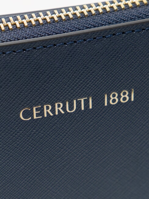 CERRUTIS Pochette avec bandoulière, en cuir bleu - Sacs pour Femme