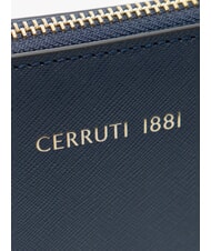 CERRUTI CERRUTIS Pochette avec bandoulière, en cuir bleu - Sacs pour Femme - 4
