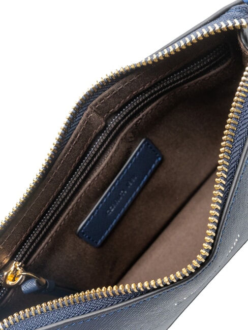 CERRUTIS Pochette avec bandoulière, en cuir bleu - Sacs pour Femme
