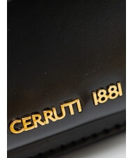 CERRUTI SAMANTHA Mini sac bandoulière en cuir noir - Sacs pour Femme - 3