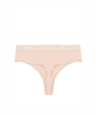 TOMMY HILFIGER TH String taille haute avec &eacute;lastique logot&eacute; blush brumeux - Slip femme - 2