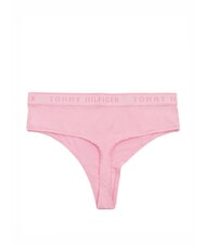 TOMMY HILFIGER TH String taille haute avec élastique logoté rose classique - Slip femme - 2