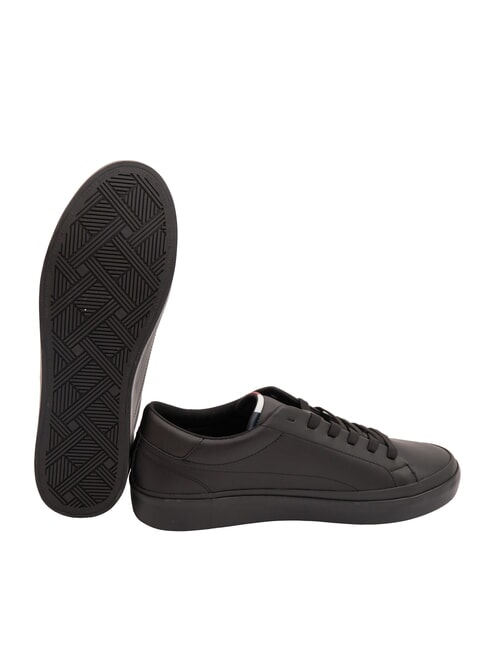 TH Baskets en cuir noir - Chaussures Homme