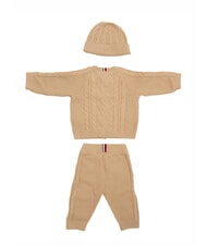 TOMMY HILFIGER TH KIDS Ensemble chemise, pantalon et chapeau m&eacute;rinos - Barboteuses et tenues pour b&eacute;b&eacute; - 2