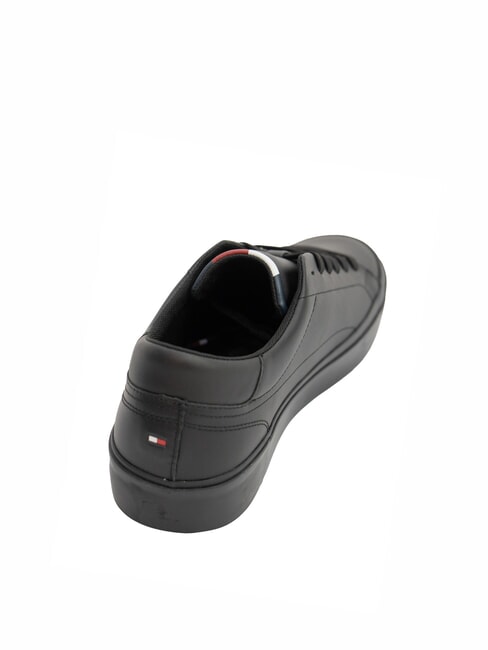 TH Baskets en cuir noir - Chaussures Homme