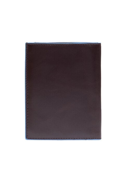 BLUE SQUARE Portefeuille vertical en cuir ACAJOU - Portefeuilles Homme
