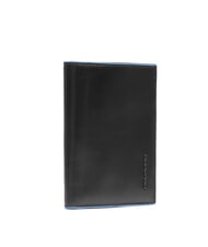 PIQUADRO BLUE SQUARE Portefeuille vertical en cuir Noir - Portefeuilles Homme - 3