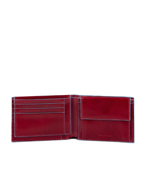 Portefeuille Ligne BLUE SQUARE, en cuir ROUGE - Portefeuilles Homme