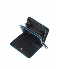 PIQUADRO ATLAS Portefeuille compact en cuir pour femme nero2 - Portefeuilles Femme - 3