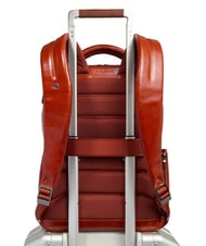 PIQUADRO BLUE SQUARE Sac à dos pour ordinateur portable 14 pouces à contrôle rapide cuir4 - Sacs à dos pour ordinateur portable - 3