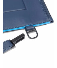 PIQUADRO ATLAS Étui en cuir pour iPad pour homme bleu - Étui pour tablette & Organiseur - 4