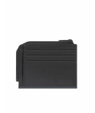 PIQUADRO ATLAS Porte-cartes/porte-monnaie en cuir plat - Portefeuilles Homme