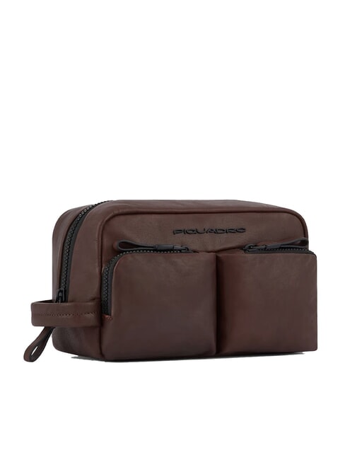 HARPER Trousse de toilette en cuir MORO - Trousses