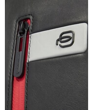 PIQUADRO URBAN Sac à dos pour ordinateur portable 14", en cuir gris - Sacs à dos pour ordinateur portable - 3