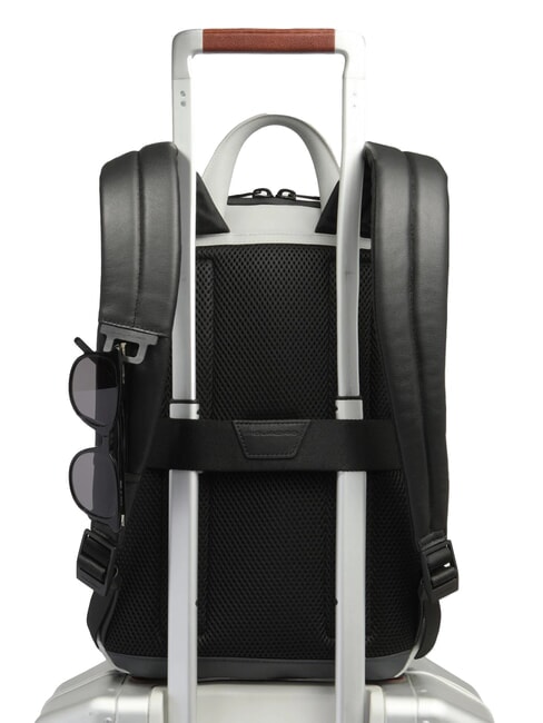 URBAN Sac à dos pour ordinateur portable 14", en cuir gris - Sacs à dos pour ordinateur portable