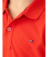 TOMMY HILFIGER TH KIDS polo &agrave; manches longues pour enfants cramoisi profond - Tee-shirt enfant - 3