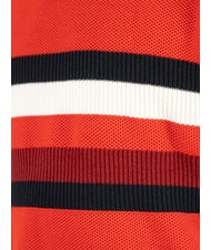 TOMMY HILFIGER TH KIDS Pull en coton &agrave; col rond pour enfants cramoisi profond - Pulls pour enfants - 4