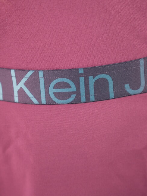 CK KIDS Robe &agrave; manches longues &eacute;lastiqu&eacute;es avec logo amarante - Robes pour petites filles