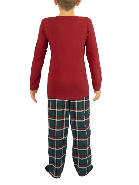 TH KIDS Pyjama, chemise et pantalon rg/ rayure globale verte ck - Pyjamas pour enfants