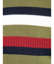 TOMMY HILFIGER TH KIDS Pull en coton &agrave; col rond pour enfants vert - Pulls pour enfants - 3