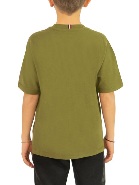 TH KIDS T-shirt enfant coupe d&eacute;contract&eacute;e vert - Tee-shirt enfant